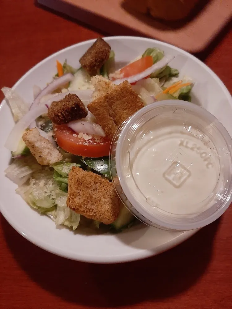 Salad with Bleu Cheese Dressing